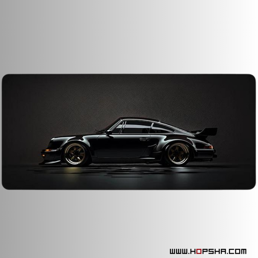 Black 911 Classic Sport Car XXL Mousepad