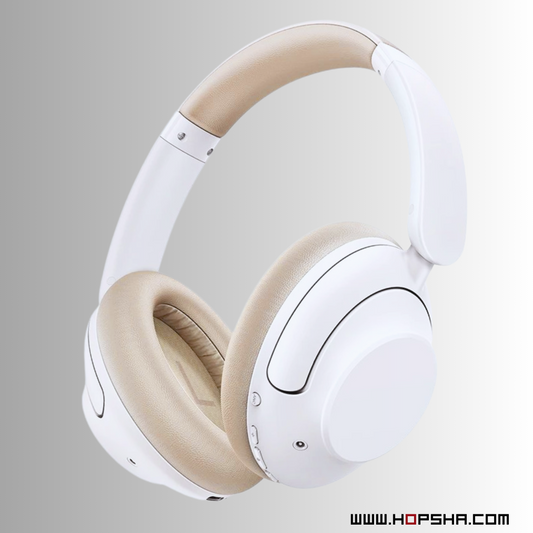Luxury Hybrid ANC Headphones - Bluetooth 5.0  90h Playtime  43dB